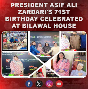 President Asif Ali Zardari’s 71st Birthday Celebrated with Respect and Enthusiasm at Bilawal House