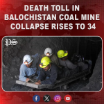 Death toll in Balochistan coal mine collapse rises to 34