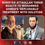 Tarar reacts to Mohammed Ahmed’s ‘deplorable’ treatment with solution