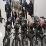 Three Alleged Motorcycle Lifters Arrested in Matiari, Five Stolen Bikes Recovered
