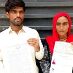 Love-Married Couple Appeals for Justice and Protection at Sukkur Press Club