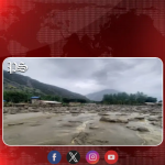 Torrential rains disrupt travel across GB as floods wash away roads, bridges