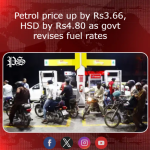 Petrol price up by Rs3.66, HSD by Rs4.80 as govt revises fuel rates