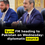 Syria FM heading to Pakistan on Wednesday: diplomatic source