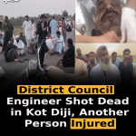 District Council Engineer Shot Dead in Kot Diji, Another Person Injured