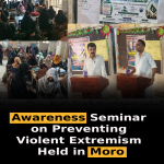 Awareness Seminar on Preventing Violent Extremism Held in Moro