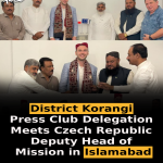 District Korangi Press Club Delegation Meets Czech Republic Deputy Head of Mission in Islamabad