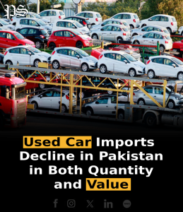 Used Car Imports Decline in Pakistan in Both Quantity and Value