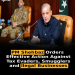 PM Shehbaz Orders Effective Action Against Tax Evaders, Smugglers and Illegal Businesses