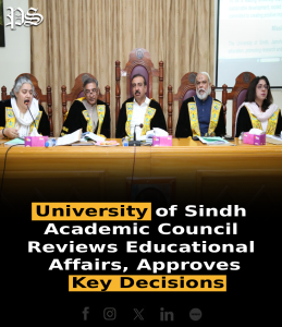 University of Sindh Academic Council Reviews Educational Affairs, Approves Key Decisions