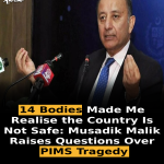 14 Bodies Made Me Realise the Country Is Not Safe: Musadik Malik Raises Questions Over PIMS Tragedy