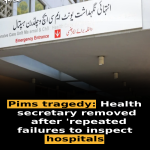Pims tragedy: Health secretary removed after ‘repeated failures to inspect hospitals’
