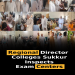 Regional Director Colleges Sukkur Inspects Exam Centers