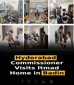 Hyderabad Commissioner Visits Itmad Home in Badin