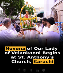 Novena of Our Lady of Velankanni Begins at St. Anthony’s Church, Karachi