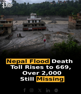 Nepal Flood Death Toll Rises to 669, Over 2,000 Still Missing