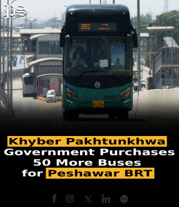 Khyber Pakhtunkhwa Government Purchases 50 More Buses for Peshawar BRT
