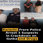 Karachi: Frere Police Arrest 3 Suspects in Crackdown on Gutka and Drugs