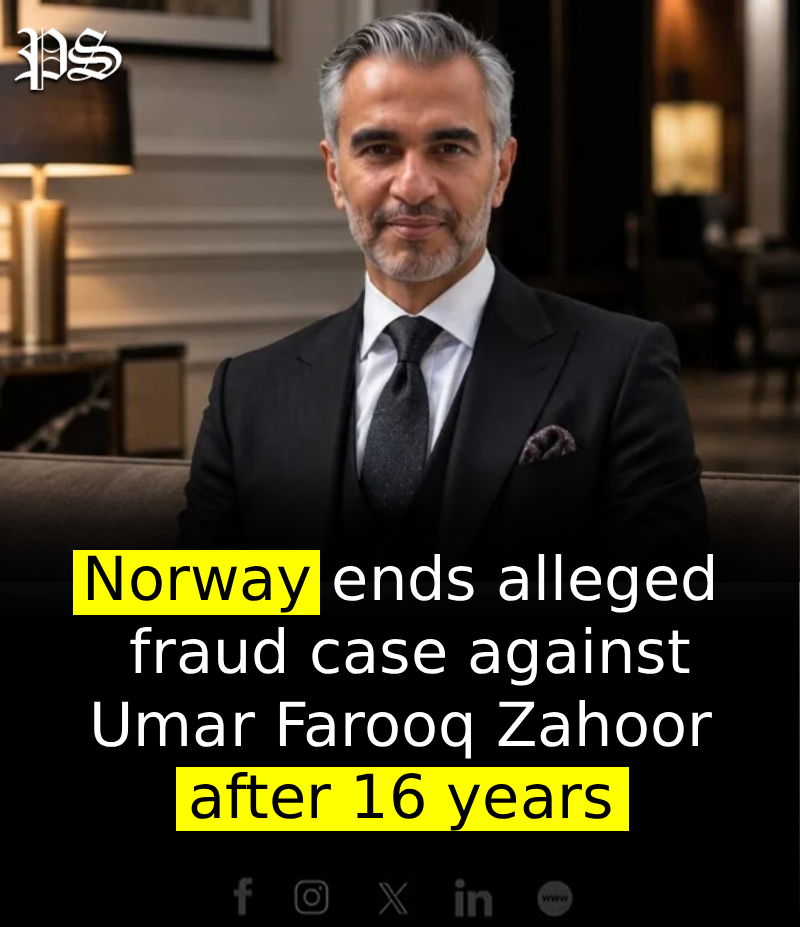 Norway ends alleged fraud case against Umar Farooq Zahoor after 16 years
