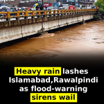 Heavy rain lashes Islamabad, Rawalpindi as flood-warning sirens wail
