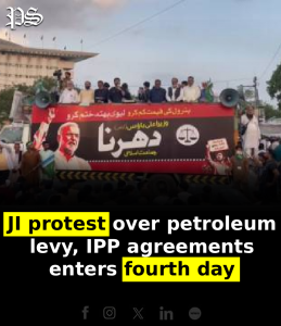 JI protest over petroleum levy, IPP agreements enters fourth day