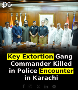 Key Extortion Gang Commander Killed in Police Encounter in Karachi