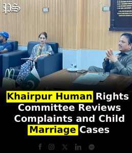 Khairpur Human Rights Committee Reviews Complaints and Child Marriage Cases