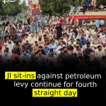 JI sit-ins against petroleum levy continue for fourth straight day