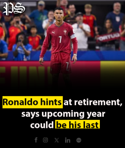 Ronaldo hints at retirement, says upcoming year could be his last