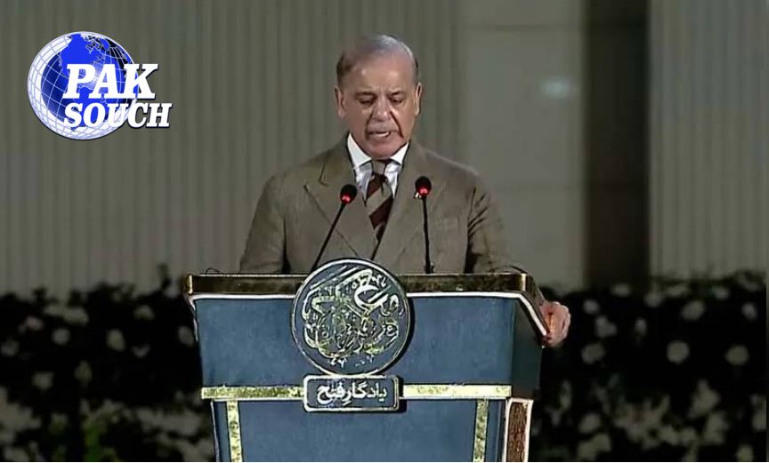 PM warns India over water as Yadgar-e-Fatah inaugurated in Islamabad