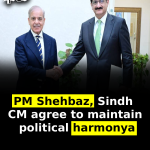 PM Shehbaz, Sindh CM agree to maintain political harmony