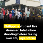 Philippine student live-streamed fatal school shooting before taking own life, says official