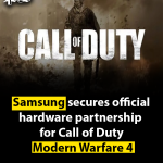Samsung secures official hardware partnership for Call of Duty Modern Warfare 4