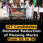 JST Candidates Demand Reduction of Passing Marks from 55 to 50
