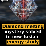 Diamond melting mystery solved in new fusion energy study