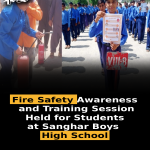 Fire Safety Awareness and Training Session Held for Students at Sanghar Boys High School
