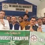 Rally Held at Shaikh Ayaz University Shikarpur to Mark Pakistan’s 79th Independence Day