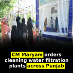 CM Maryam orders cleaning water filtration plants across Punjab