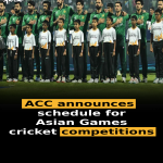 ACC announces schedule for Asian Games cricket competitions