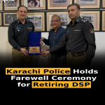 Karachi Police Holds Farewell Ceremony for Retiring DSP