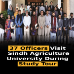 37 Officers Visit Sindh Agriculture University During Study Tour