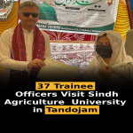 37 Trainee Officers Visit Sindh Agriculture University in Tandojam