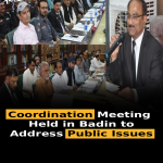 Coordination Meeting Held in Badin to Address Public Issues