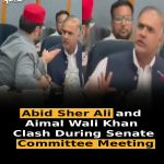Abid Sher Ali and Aimal Wali Khan Clash During Senate Committee Meeting