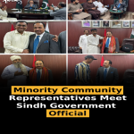 Minority Community Representatives Meet Sindh Government Official