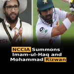 NCCIA Summons Imam-ul-Haq and Mohammad Rizwan