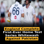 England Complete First-Ever Home Test Series Whitewash Against Pakistan