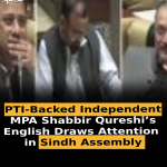 PTI-Backed Independent MPA Shabbir Qureshi’s English Draws Attention in Sindh Assembly