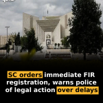 SC orders immediate FIR registration, warns police of legal action over delays