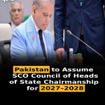 Pakistan to Assume SCO Council of Heads of State Chairmanship for 2027–2028